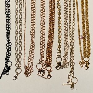 Origami owl chains (multiple sizes)